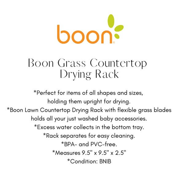 Boon Grass Countertop Drying Rack for Baby Bottles - Picture 6 of 6